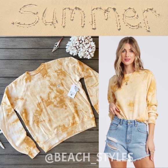 Billabong Tops - 🌴🔆BILLABONG- SUN SHRUNK SWEATSHIRT🔆🌴